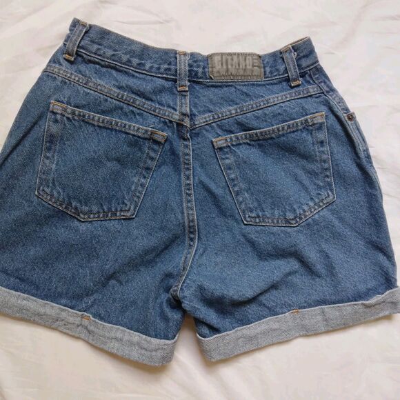 Vintage Gitano Shorts High Rise Mom Denim Cuffed Womens Size 8 - Picture 6 of 7